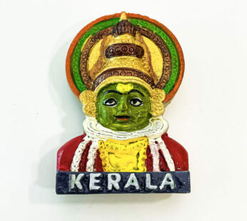 3D Kathakali fridge magnet 5 pieces with vibrant colors ( H 6.5 cm, W 4cm, L 1cm.)