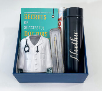 professional gifts for doctors embellished with pen, customized bottle, and more