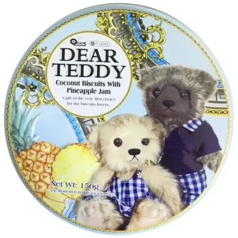 Dear Teddy Coconut Cream Biscuits 2pack x 150 g imported