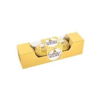 Ferrero Rocher, Exquisite Hazelnut and Milk Chocolate Gift, 4 pieces – 3pack x (50 g)