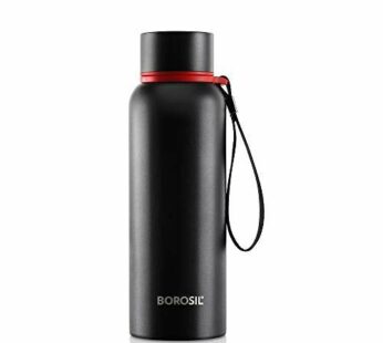 Borosil : Stainless steel vacuum Flask Black (insulated double wall) – 700 ml (50 packs)