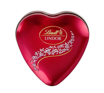 Lindt Lindor Chocolate Gift Pack Heart Tin Box 2 pack x 62.5 g Imported