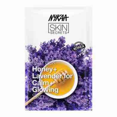 Nykaa Skin Secrets Exotic Indulgence Honey + Lavender Sheet Mask For Calm & Glowing Skin (20ml)