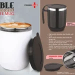 steel coffee mug