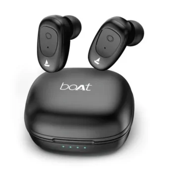 boAt Airdopes 201 True Wireless Earbuds, Secure Fit Earhooks, BT V5.0