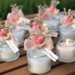 marriage return gift candle