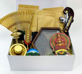 Cherish Traditions with the finest Onam gift that contains Nilavilakku, Udayada, and more
