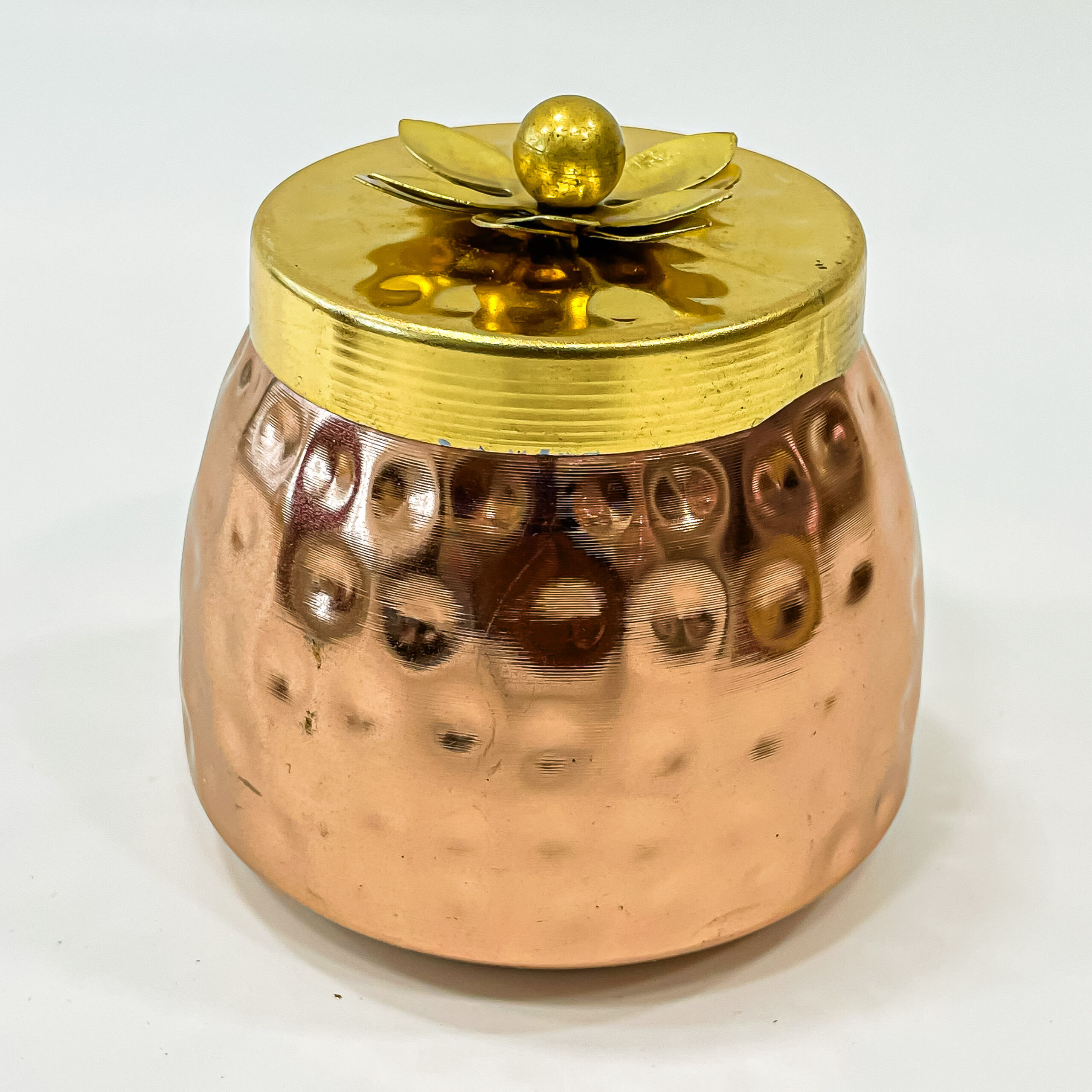 Decorative copper bowl