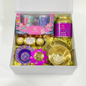 Luxury Indian Gift Hampers Online – Scented Candles, Ferrero Rocher, Oh Cha Tea, and More