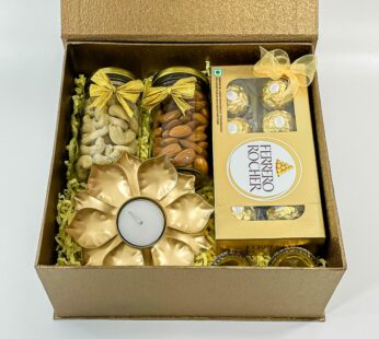 Sweets, Treats, and Delightful Surprises with Almond, Ferror rocher, Lotus flower candle and more
