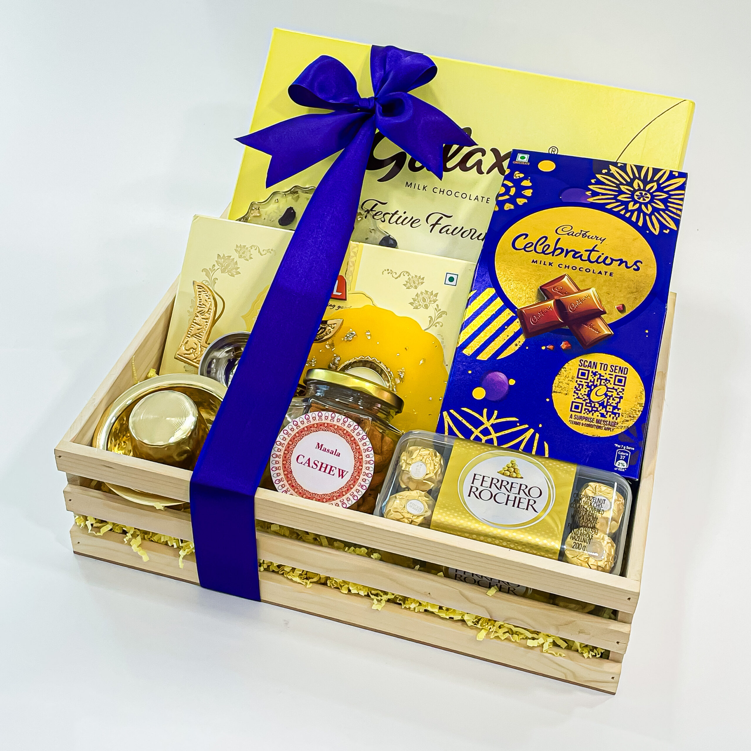Buy SurpriseForU Golden Wishes With Dairy Milk & Gold Coin Chocolates | Chocolate  Gift | Chocolate Basket Hamper | 315 Online at Best Prices in India -  JioMart.