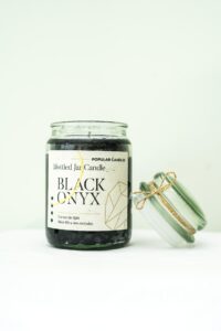 Mottled jar candle (black onyx) 85g