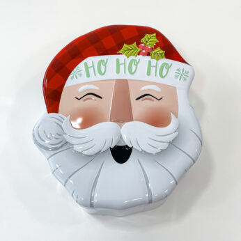 Iron Santa Claus container for your Christmas gift ideas (W 6 x L 7 x H 2.5)
