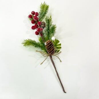 Pick our Christmas red berry stems for decorations and gifting (2 nos)
