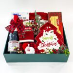 green christmas gift box