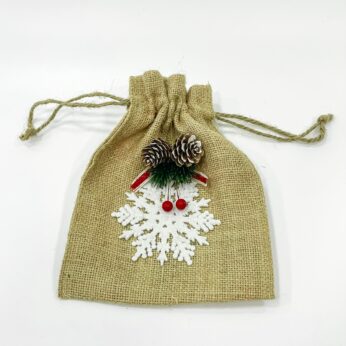 Rustic Radiance: Explore Festive Charm with the Jute Pottle Collection for Snack Packing (2 nos)