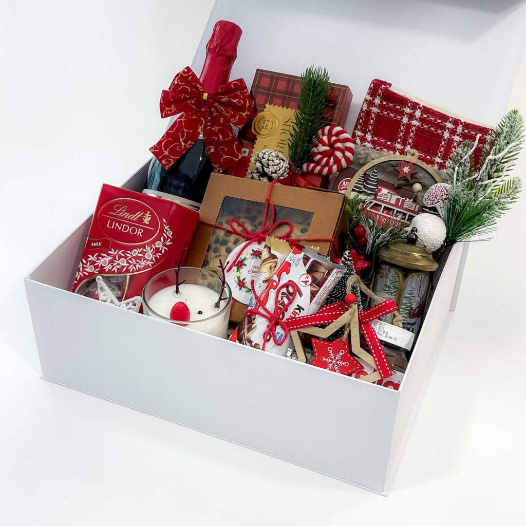 Buy Enchanting White Christmas Gift Boxes Online| Angroos