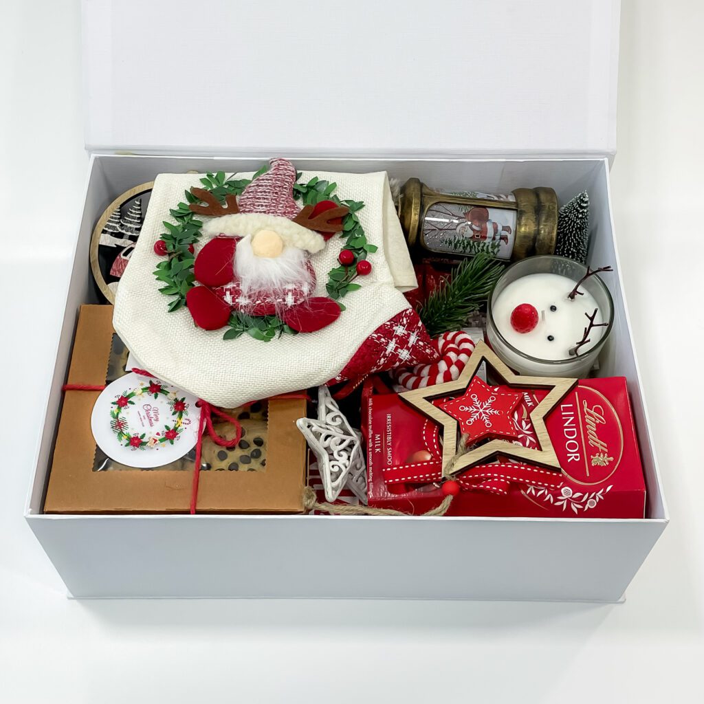 Buy Enchanting White Christmas Gift Boxes Online| Angroos