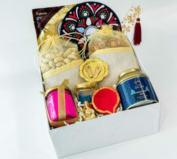 Dhanteras Delights Gift Boxes with Ferrero Rocher, Rangoli Wall Hangings, Ganapathy Statues, and More