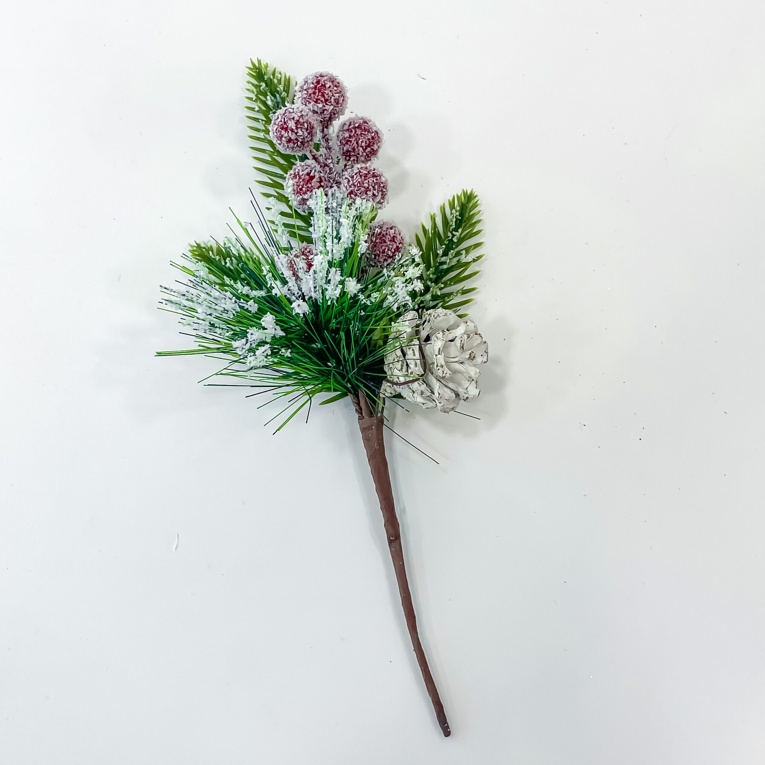 Buy Artificial Red Berry Stems For Christmas Decorations