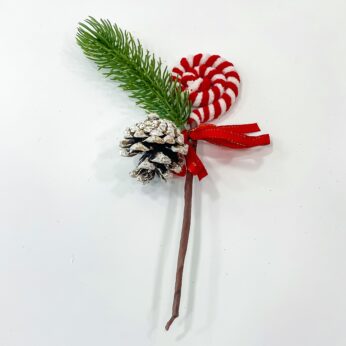 Charm in Miniature with Small Christmas Bouquet Sized 3x3x9 for Festive Delight (2 nos)