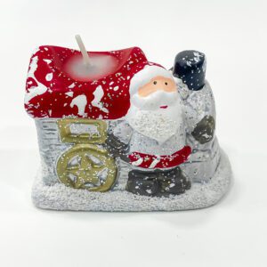 Santa Claus candle holder