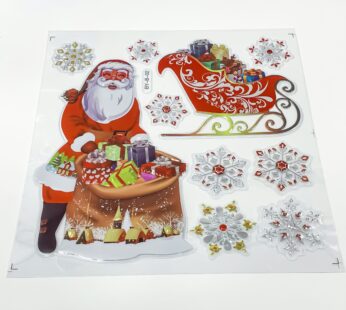 Add a Touch of Magic to Your festivals with our Christmas santa stickers x 2nos