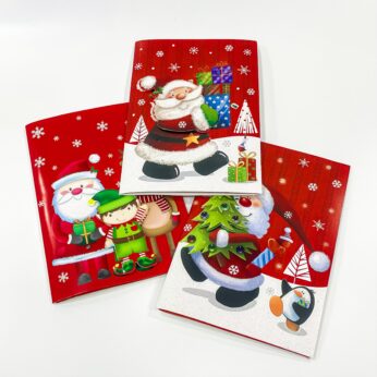 Forward your hearty greetings with 12 variety of Christmas cards