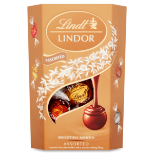 Lindt Lindor assorted chocolate truffles with a smooth melting filling(200g)