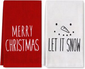 Christmas theme hand towel