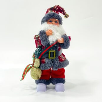 Cheerful dancing Santa Claus toy with light and music for your festive cheer