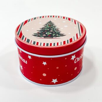 Charming Trio: Mini Christmas Containers x 3 in Radiant Red