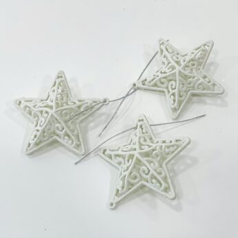 Enchanting Small christmas tree star for Festive decorations (3 nos)