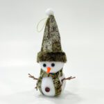 mini snowman christmas decor