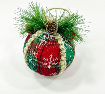 Whimsical rustic festive adornments for Christmas tree Ornamentation