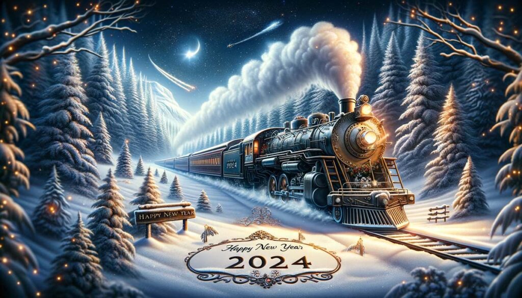 Happy New year Train