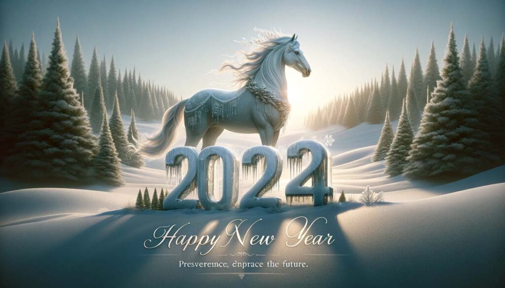 Happy New Year Horse