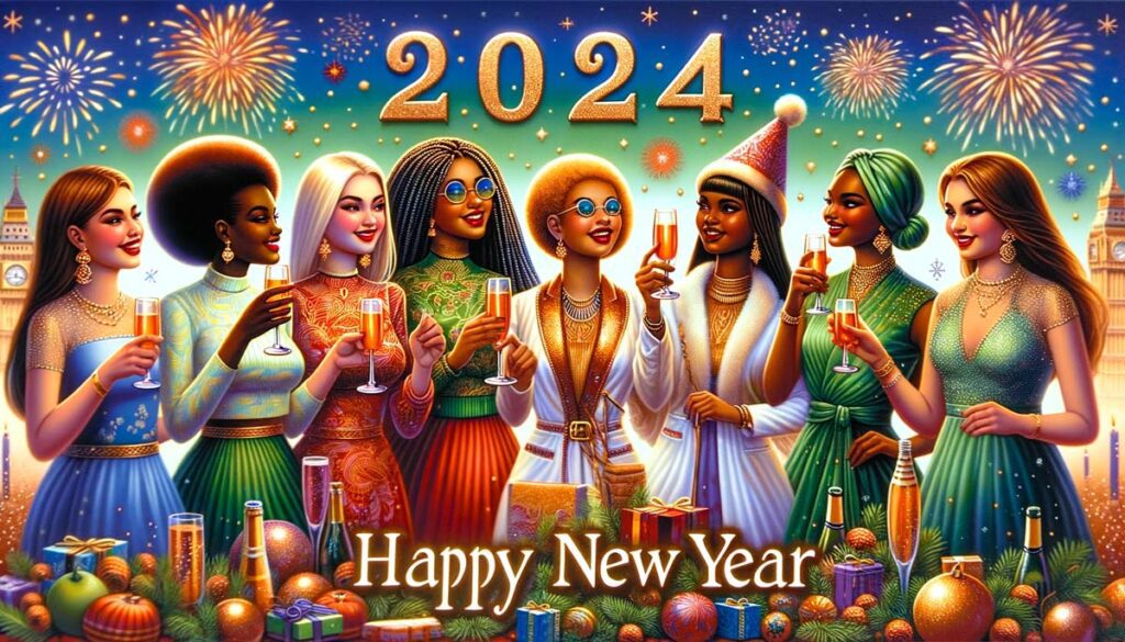 Happy New year 2024 Girls