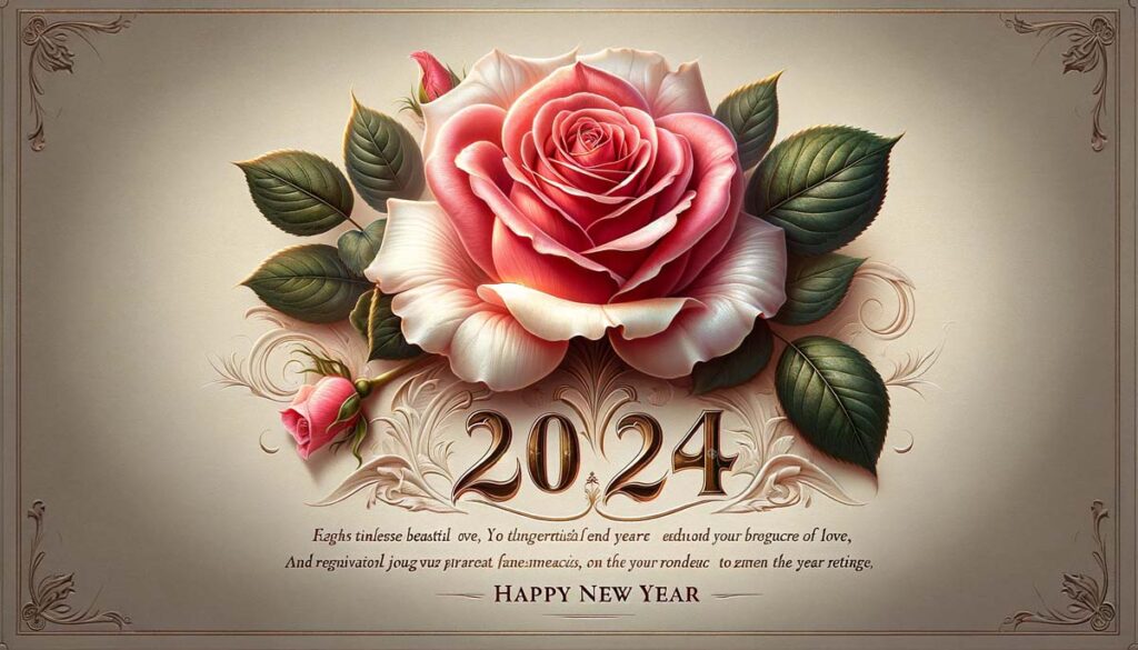 Happy New year 2024 Rose India's Favourite Online Gift Shop