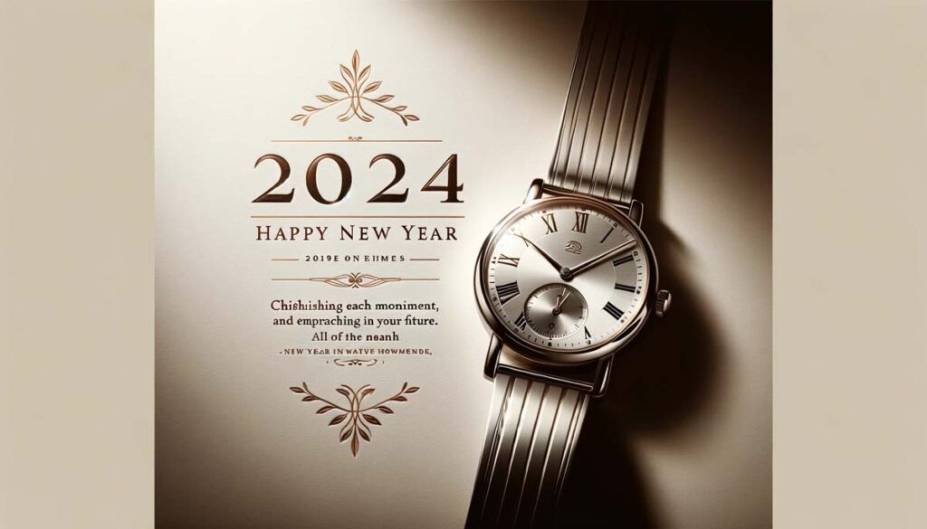 Happy new year Watch 2024