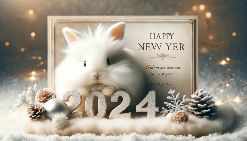 Happy new year rat