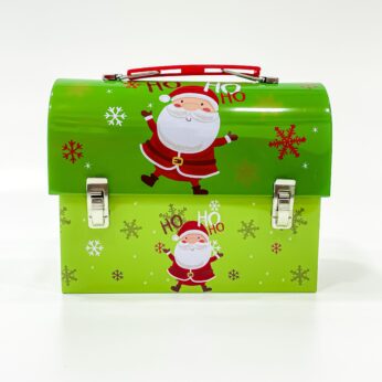 Christmas Cheer Chest: Christmas Tinplate boxes with captivating Christmas hues