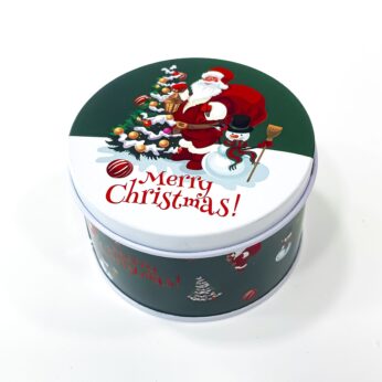 Holly Jolly green: Small Christmas container for your holiday treasures (3 nos)