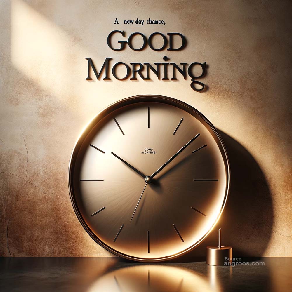 good morning clock