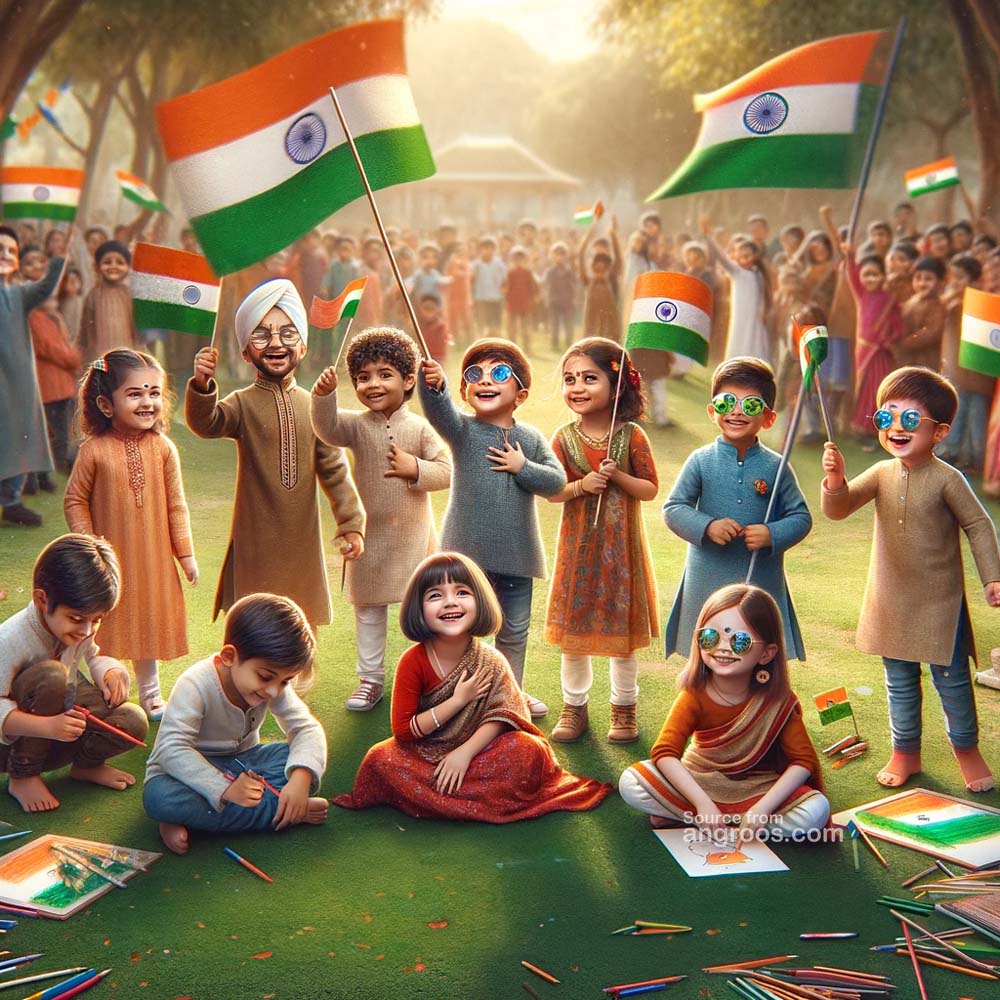 Republic Day Images with Kids