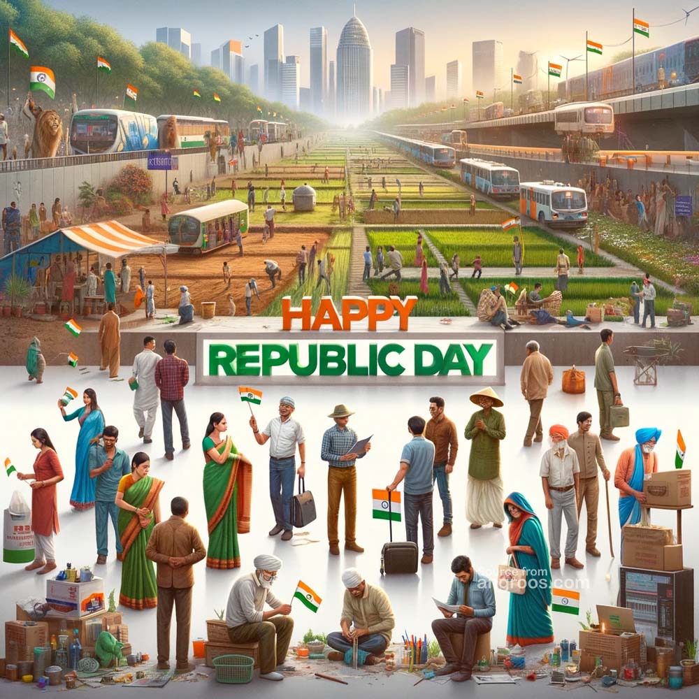 Happy Republic Day wishes for nation