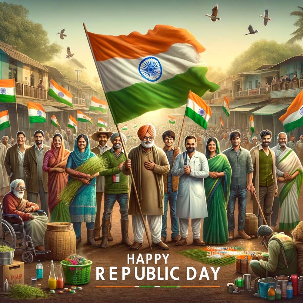 beautiful Republic Day greetings