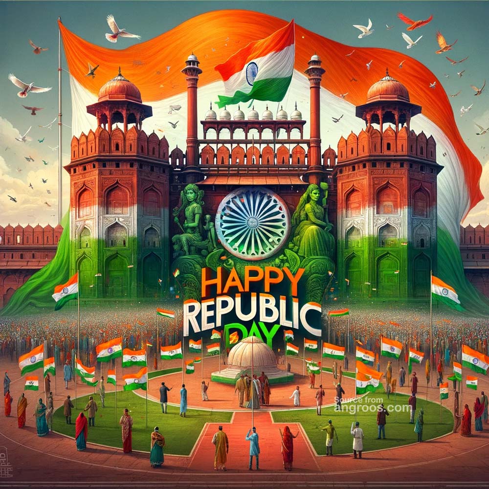 Republic Day Images with Historical monuments