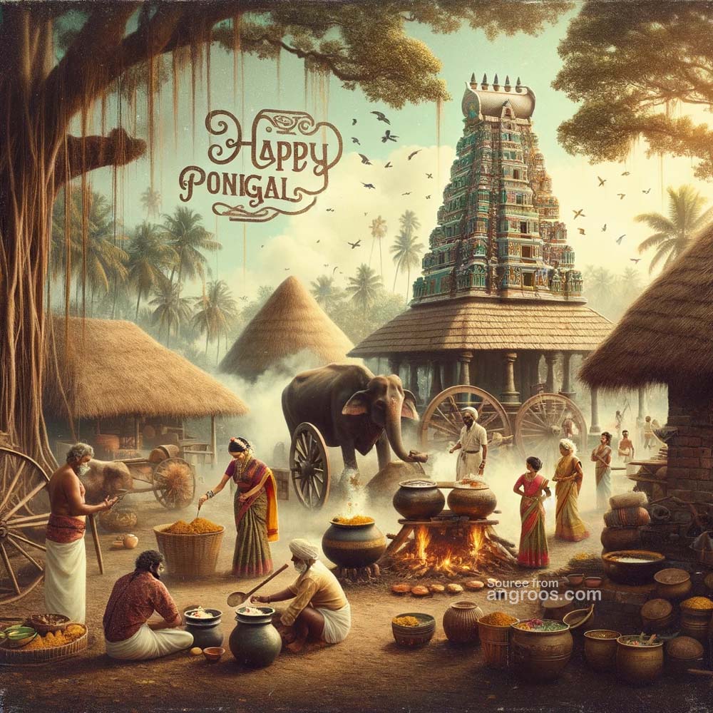 Ven Pongal traditional greetings