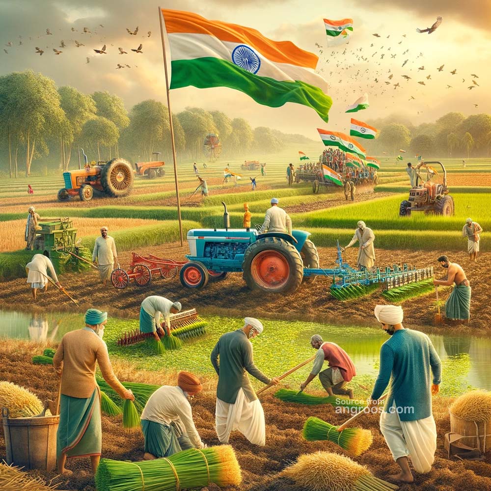 Republic Day wishes with harvest